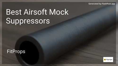 10 Best Airsoft Mock Suppressors in 2026 preview