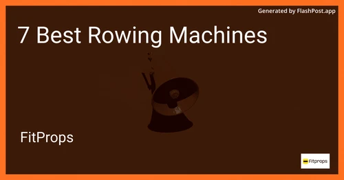 7 Best Rowing Machines in 2025 image