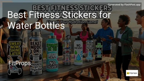 9 Best Fitness Stickers for Water Bottles in 2026 image
