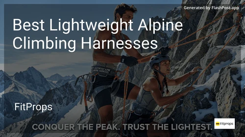 8 Best Lightweight Alpine Climbing Harnesses in 2026 image