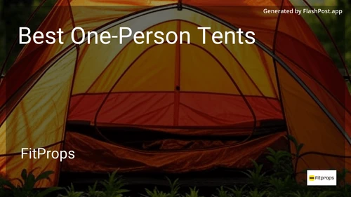 10 Best One-Person Tents in 2025 image