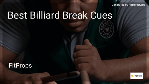 8 Best Billiard Break Cues in 2025 image