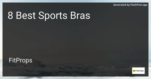 8 Best Sports Bras in 2025 preview