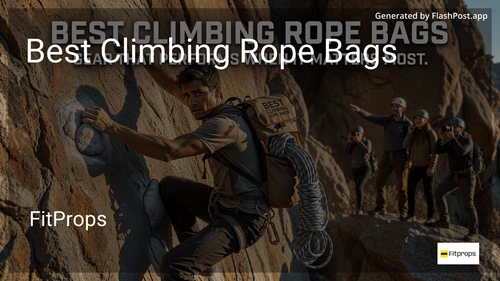 6 Best Climbing Rope Bags in 2026 image
