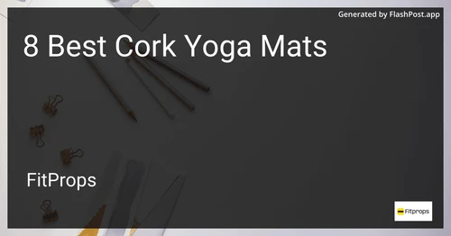 8 Best Cork Yoga Mats in 2025 preview