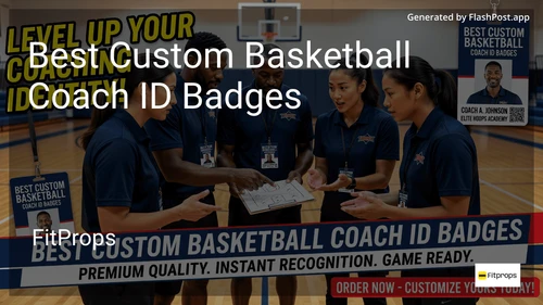 9 Best Custom Basketball Coach ID Badges in 2026 image