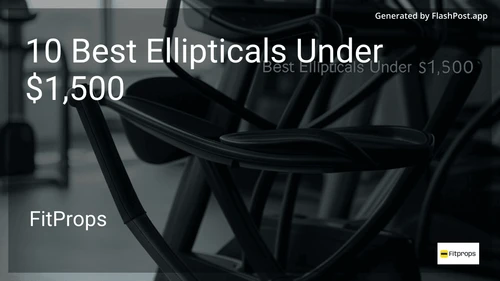 10 Best Ellipticals Under $1,500 in 2025 preview