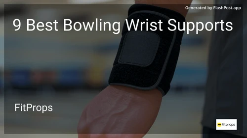 9 Best Bowling Wrist Supports in 2025 image