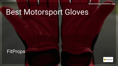 8 Best Motorsport Gloves in 2025 preview
