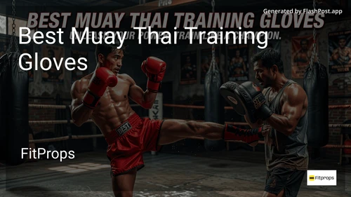 9 Best Muay Thai Training Gloves in 2026 image