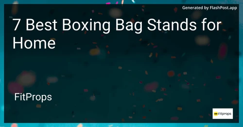 7 Best Boxing Bag Stands for Home in 2025 preview