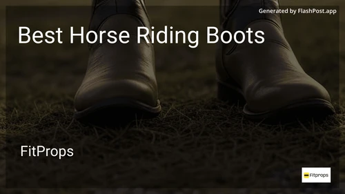 10 Best Horse Riding Boots in 2025 preview