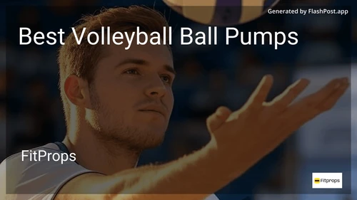 6 Best Volleyball Ball Pumps in 2025 image