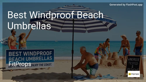 8 Best Windproof Beach Umbrellas in 2026 image