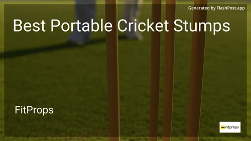 6 Best Portable Cricket Stumps in 2026 image