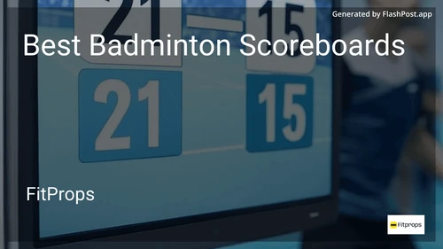 10 Best Badminton Scoreboards in 2025 image
