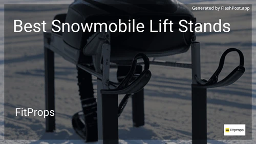 6 Best Snowmobile Lift Stands in 2026 image