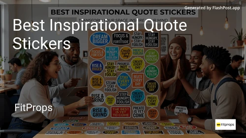8 Best Inspirational Quote Stickers in 2026 image