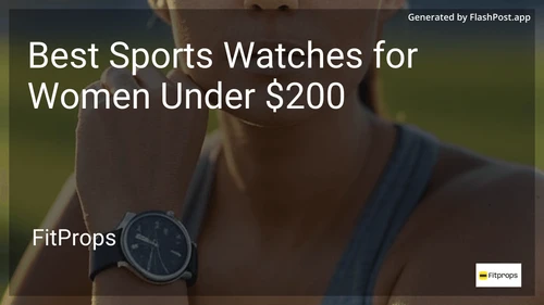 9 Best Sports Watches for Women Under $200 in 2025 image