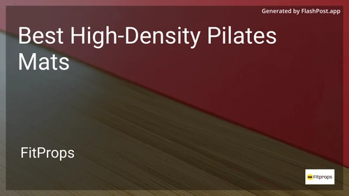 10 Best High-Density Pilates Mats in 2025 image
