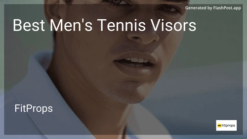 10 Best Men's Tennis Visors in 2025 image