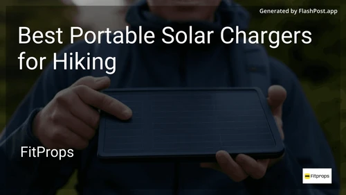 6 Best Portable Solar Chargers for Hiking in 2025 preview