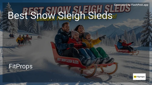 6 Best Snow Sleigh Sleds in 2026 image