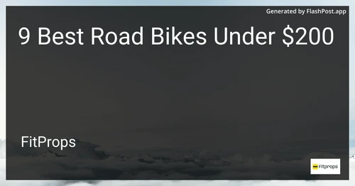 9 Best Road Bikes Under $200 in 2025 preview