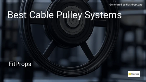 6 Best Cable Pulley Systems in 2026 image
