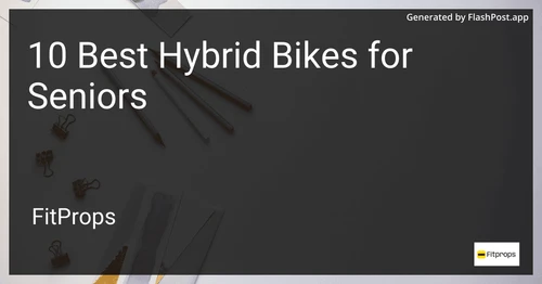 10 Best Hybrid Bikes for Seniors in 2025 preview