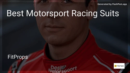 9 Best Motorsport Racing Suits in 2025 preview