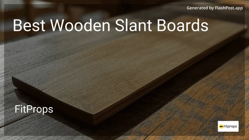 8 Best Wooden Slant Boards in 2025 image