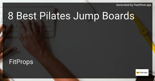 8 Best Pilates Jump Boards in 2025 image