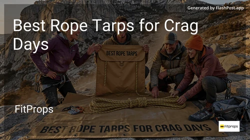 7 Best Rope Tarps for Crag Days in 2026 image