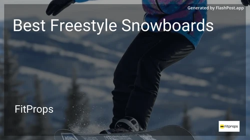 9 Best Freestyle Snowboards in 2025 image