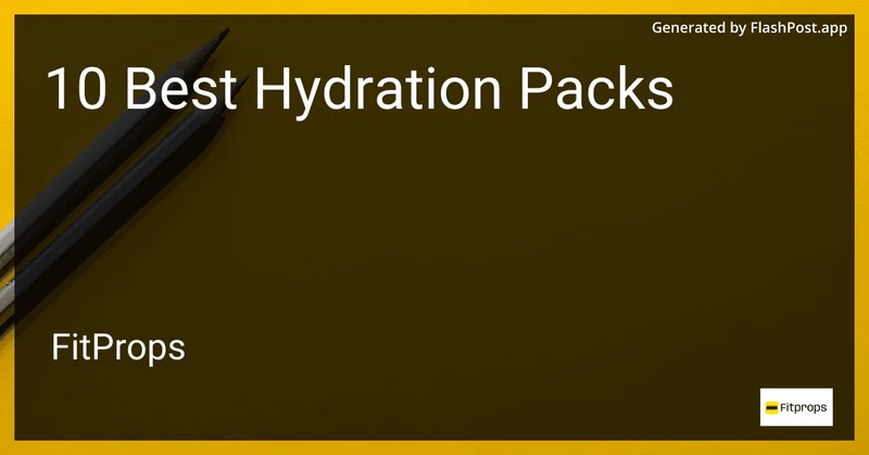 10 Best Hydration Packs in 2026 preview