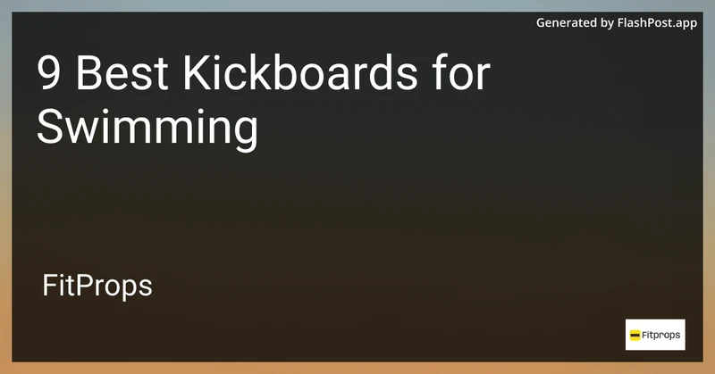 8 Best Kickboards for Swimming in 2026 preview