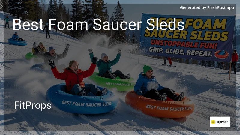 7 Best Foam Saucer Sleds in 2026 preview