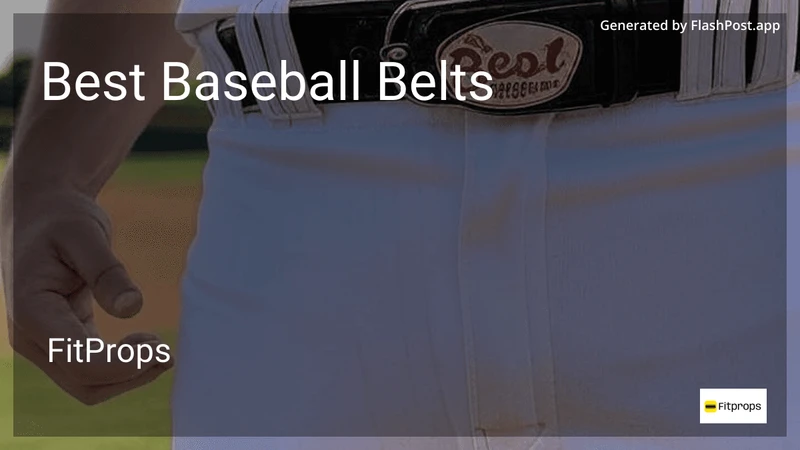 6 Best Baseball Belts in 2026 preview