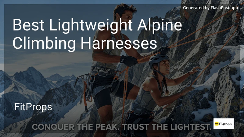 8 Best Lightweight Alpine Climbing Harnesses in 2026 preview