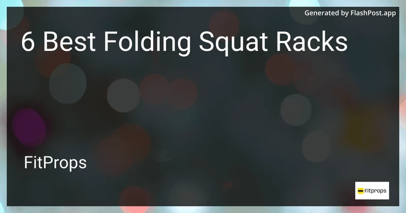 6 Best Folding Squat Racks in 2026 preview