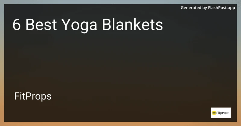 6 Best Yoga Blankets in 2026 preview