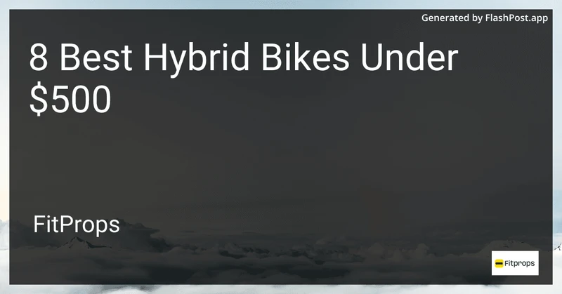 8 Best Hybrid Bikes Under $500 in 2026 preview