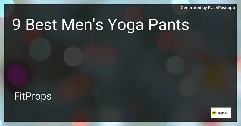 9 Best Men's Yoga Pants in 2026 preview