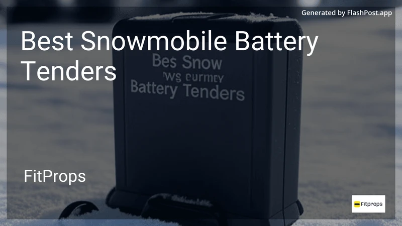 9 Best Snowmobile Battery Tenders in 2026 preview