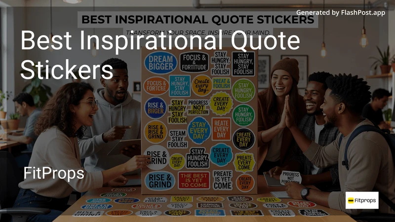8 Best Inspirational Quote Stickers in 2026 preview
