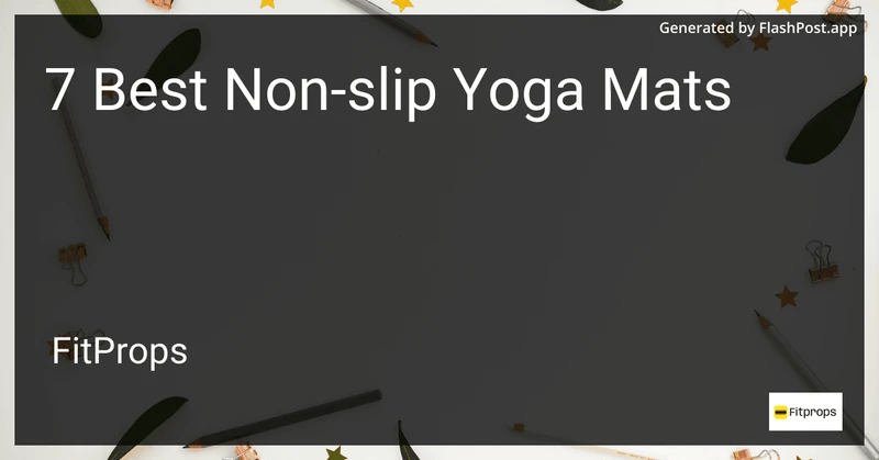 7 Best Non-slip Yoga Mats in 2026 preview