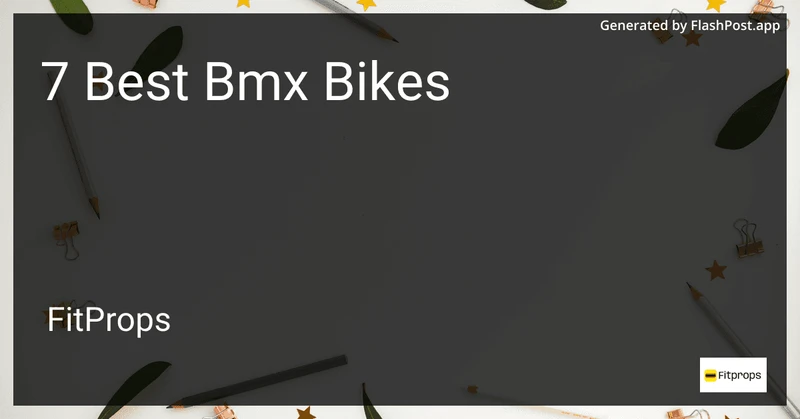 7 Best Bmx Bikes in 2026 preview