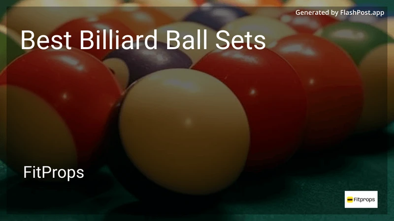 10 Best Billiard Ball Sets in 2026 preview